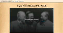 Desktop Screenshot of edgarsnowproject.org